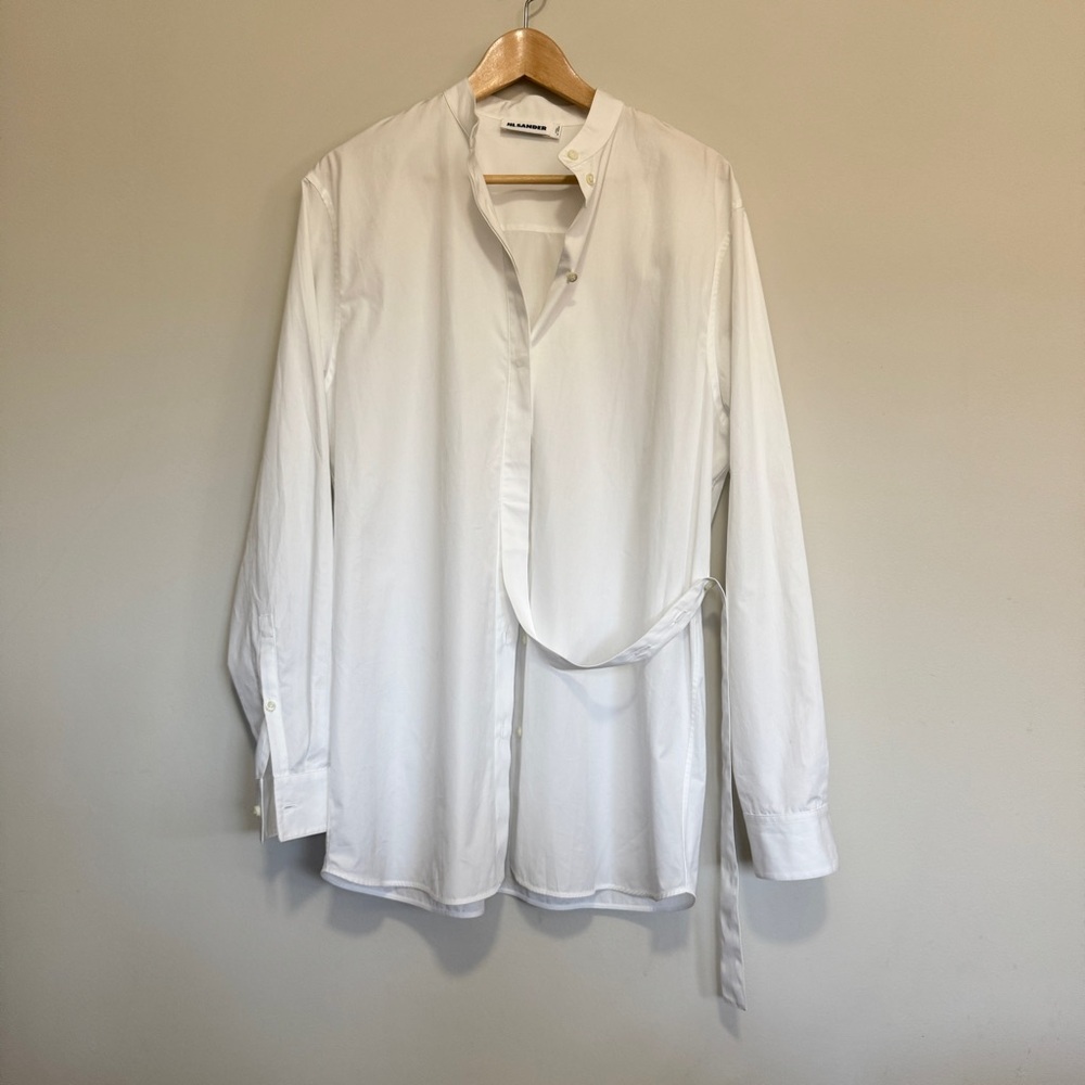 Jil Sander Poplin with belt fastening
